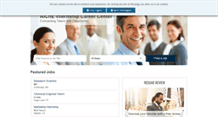 Desktop Screenshot of internships.aiche.org